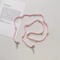 8. Розовые цветы из бисера Y7-4-1.