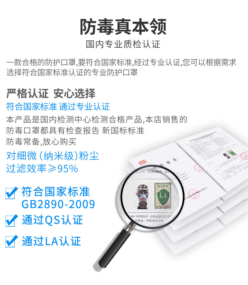 安爽利 KN95级别 工业防毒口罩 图13