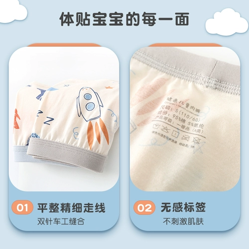 Динозавр, детское летнее тонкое хлопковое нижнее белье для мальчиков, модные комфортные мягкие трусы, штаны