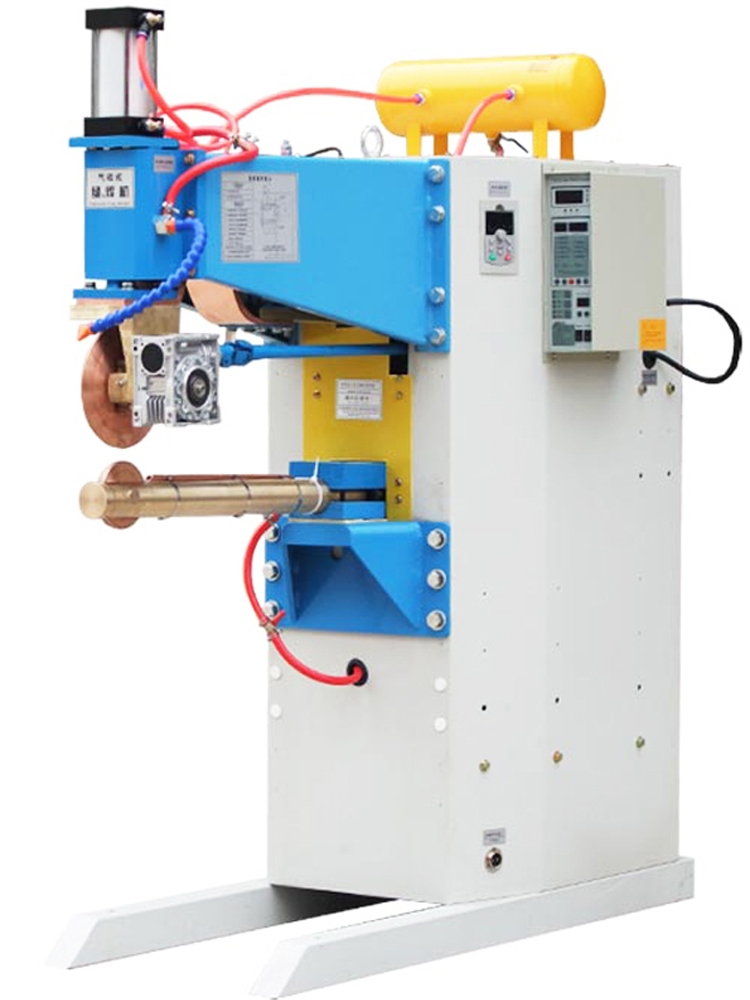 Pneumatic Straight Seam Seam Welding Machine Automatic Straight Seam Welding Machine Full Copper Long Arm Longitudinal Seam Seam Welding Machine Roller Welding Machine