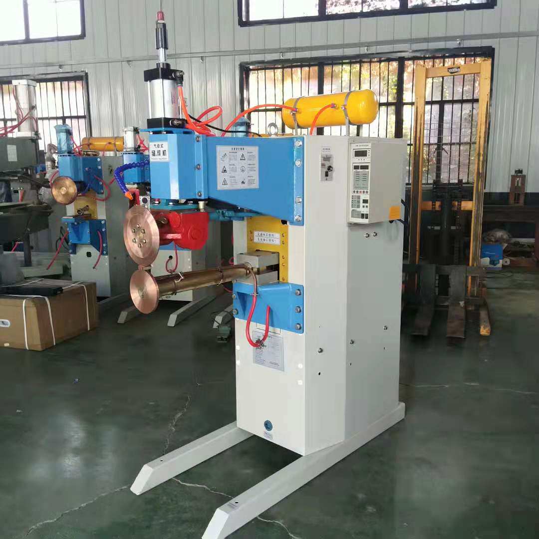 Supply pneumatic AC pulse roll welding machine Small transverse ring seam roll welding machine Stainless steel mesh plate filter seam welding machine