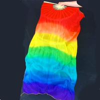 Настоящий шелк красочный 1,5 м, правая рука должна связаться с обслуживанием клиентов с левой рукой