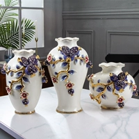 Bình hoa châu Âu mô phỏng cắm hoa trang trí bàn cà phê trang trí phòng khách - Vase / Bồn hoa & Kệ chậu trồng rau thông minh