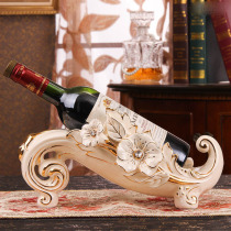 Real Decoration Eurostyle Ceramic Red Wine Rack Swing Piece Wine Bottle Rack Wine Cabinet Decorations Home Accessories Creative Wedding Gifts