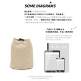 Небольшой дизайнерский слюнявчик, ведро, рюкзак, универсальная портативная сумка, французский стиль, на шнурках