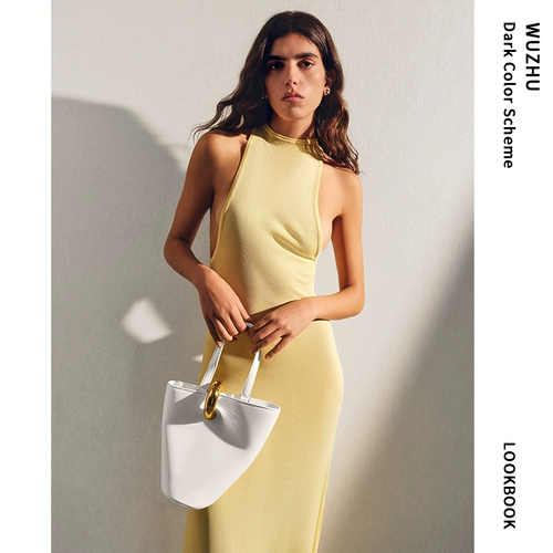 Небольшое дизайнерское ведро, универсальная дизайнерская портативная сумка, французский стиль, тренд сезона