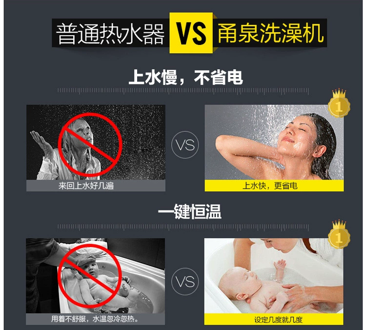 Voice voice Giọng nói thông minh 80L có thể được dành riêng cho thiết bị lưu trữ nước tắm di động - Máy đun nước