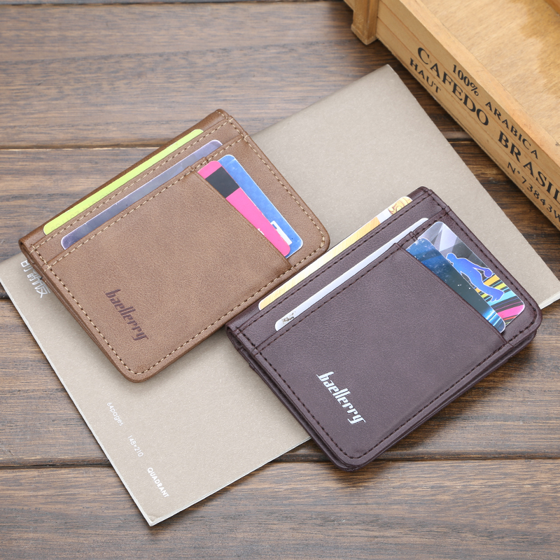 Men's wallet short fashion simple small wallet youth leisure driver's license one ultra-thin student soft wallet tide
