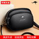 Genuine leather round bag first layer cowhide shoulder crossbody bag for women