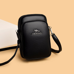 Brand Genuine Leather Women's Bag Mobile Phone Bag Crossbody Bag 2026 New Women's Mini Small Bag Practical Cowhide Shoulder Bag