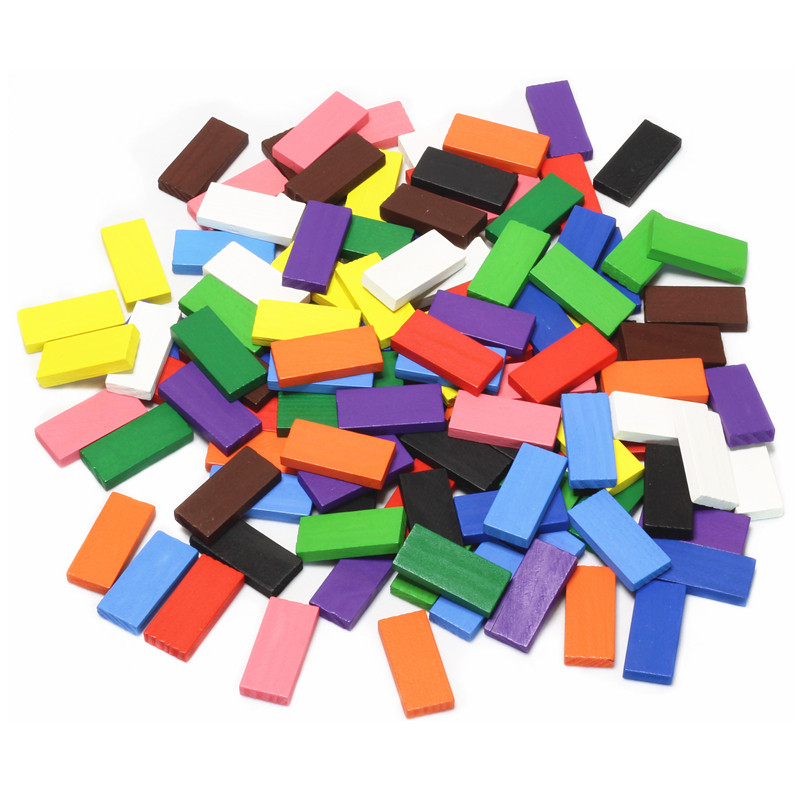 Domino dominoes children Puzzle Adult Intellectual Toys for men and women Students Competition Wooden Building Aids Props