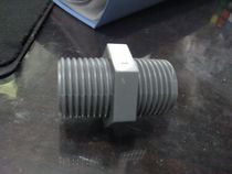 PVC double outer wire Direct UPVC double-headed wire external tooth butt wire two ends with wire 20 25 32 50 63