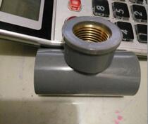 PVC-U with copper inner wire tee PVC inner wire tee plastic copper UPVC copper inner tooth 20 20 25 32