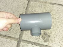 PVC allochometric tee UPVC heterojunction three-way allodiameter three-way change sizing 32 32 40 50 63 63 90 90