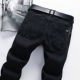 Qi Hong winter new black sanded jeans nam phiên bản Hàn Quốc của giới trẻ tự tu luyện căng chân thon gọn quần áo thể thao