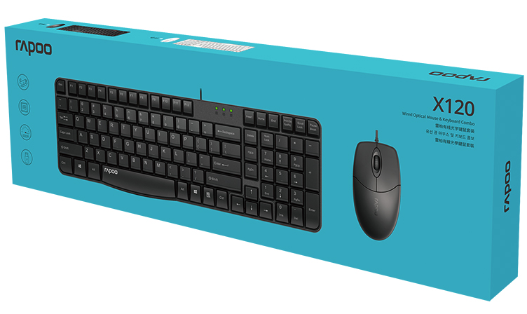 Rapper X120 N1600 Silent USB Wired Mouse Button Mouse Mouse Set M20 M100 200G Wireless Mouse