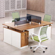 Nanjing office furniture modern simple computer table and chair screen staff desk 4 person combination staff table and chair