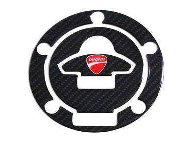 Ducati Monster 821 797 1200 S modified tank cap decal carbon fiber decorative fishbone sticker