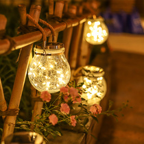 LED solar garden decorative lights Outdoor garden balcony creative arrangement Waterproof starry hanging lights