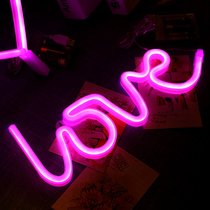 led lantern ins girl heart bedroom romantic decoration background light proposal confession love love decoration light