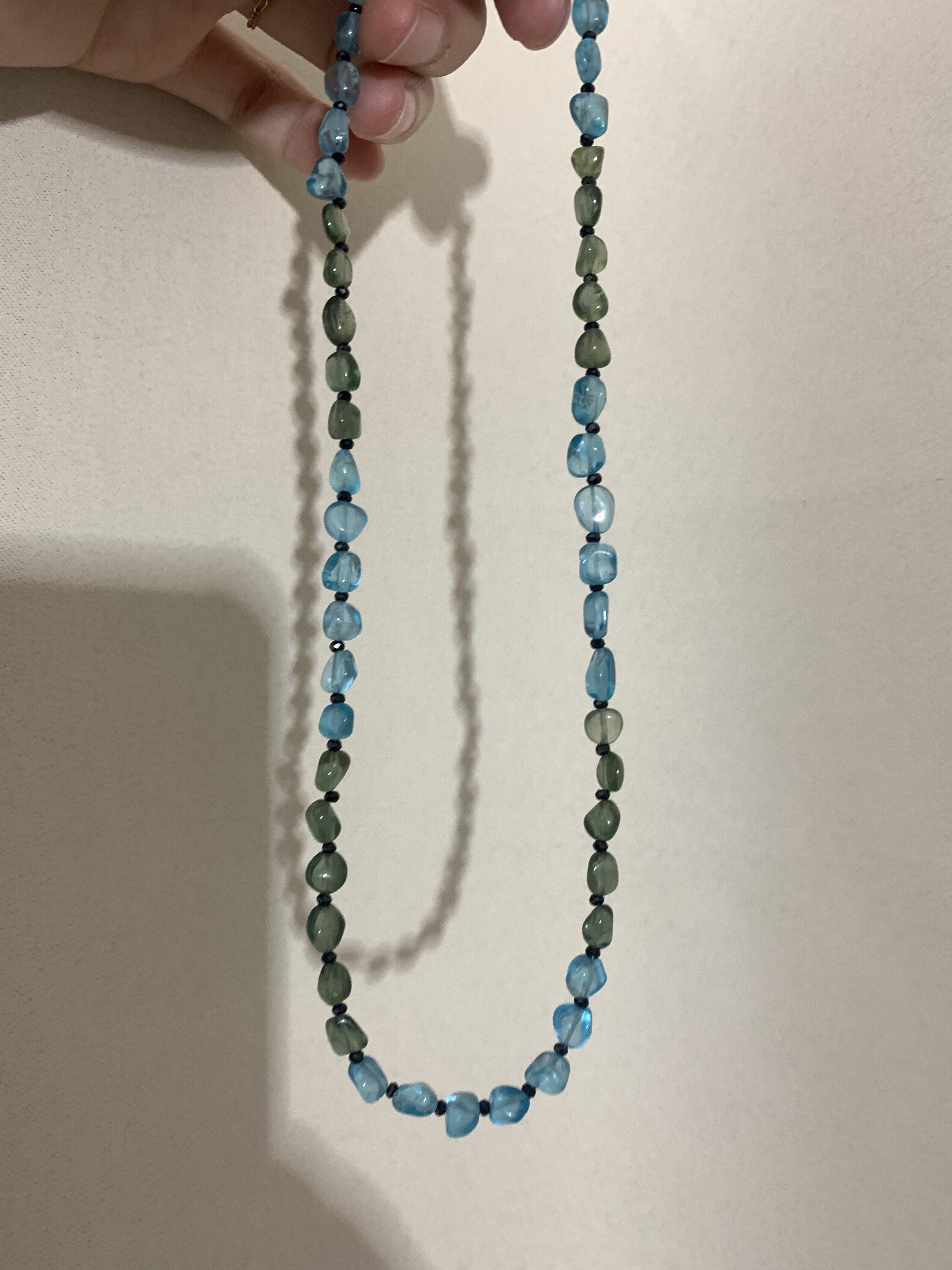 天然アパタイトネックレス