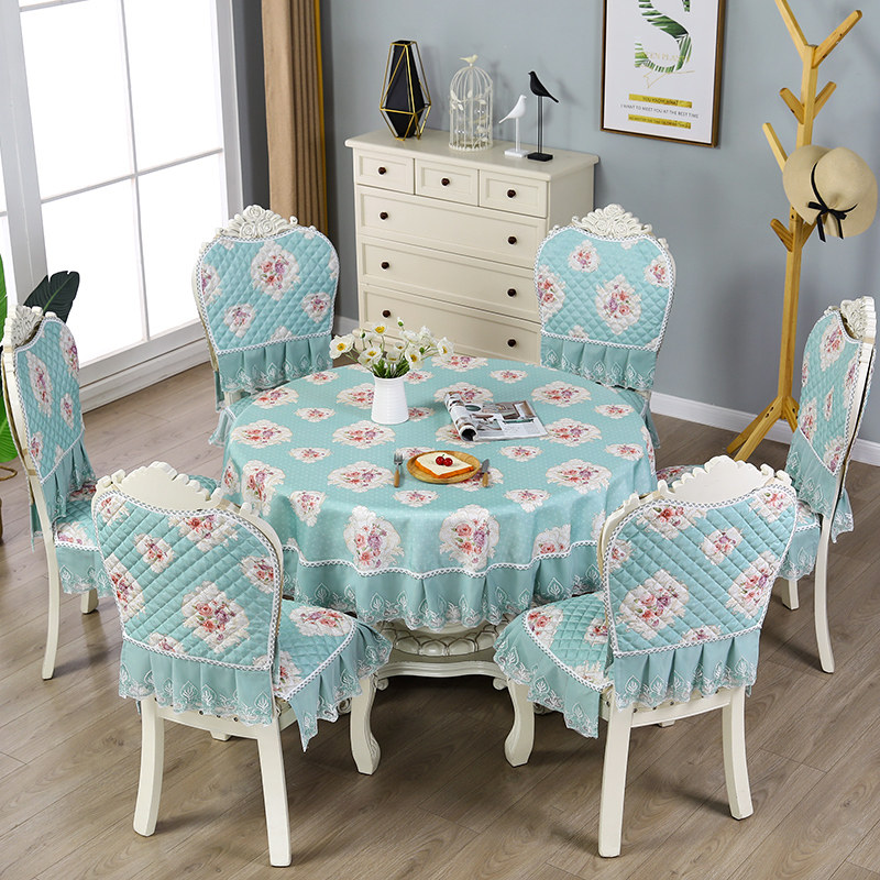 Eurostyle dining chair cushion suit Enlarged Lace Chair Sleeve Hood Modern Minima Chair Cushion Chair Sleeve Table Cloth