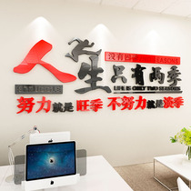 Corporate culture background wall company inspirational wall stickers staff incentive text slogans conference office decoration layout