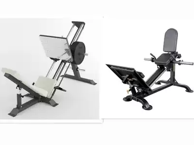 Inverted pedaling machine Home commercial pedaling muscle trainer Leg sitting leg extension Oblique pedaling Hack squat private teaching fitness