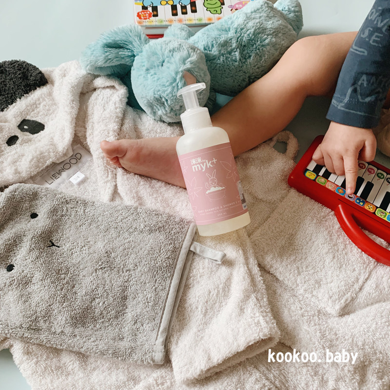 Danish myk 250ml shampoo body lotion bath lotion two-in-one baby baby wash 2 fit 1 mild and no fragrant type 250ml