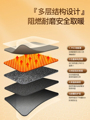 环鼎 Коврик с подогревом для гостиной, одеяло с подогревом, коврик с подогревом пола