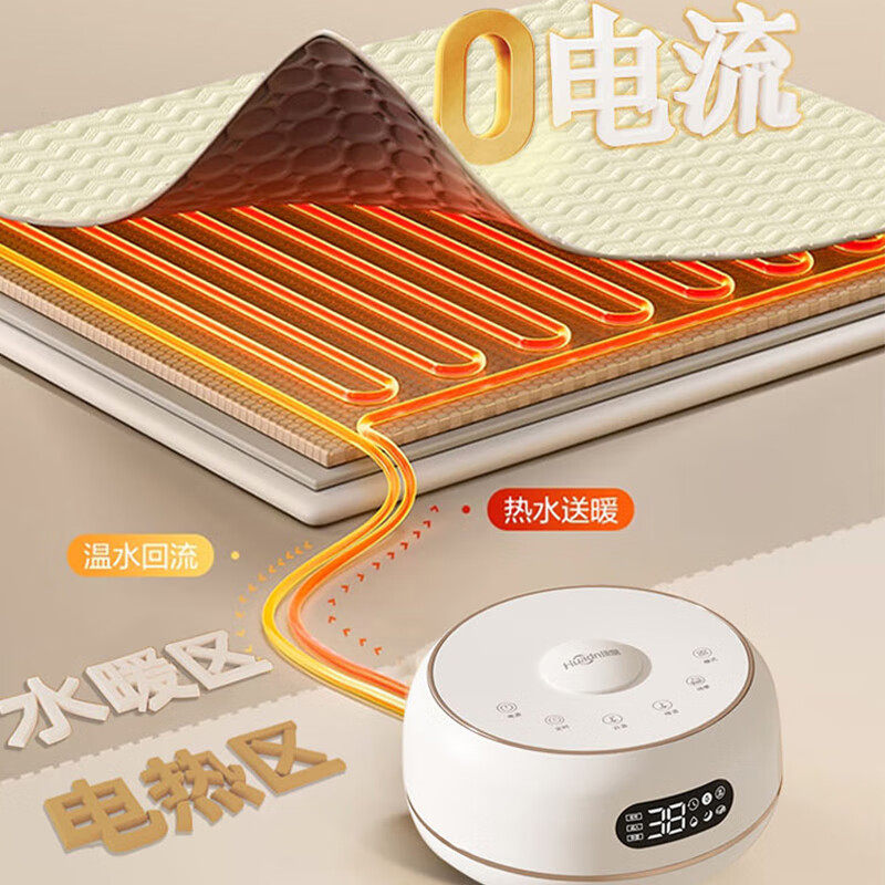 Children's Electric Blanket with Safe Water Circulation, Single Bed, Automatic Power-Off, 2025 New Model, Water-Heated Blanket, Smart and Compact