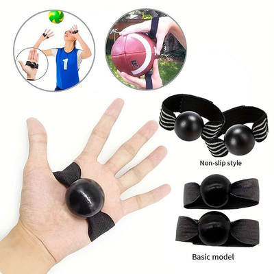Volleyball and rugby hand shape correction belt, anti-slip serving, passing and spiking technique training assistant, elastic nylon correction round