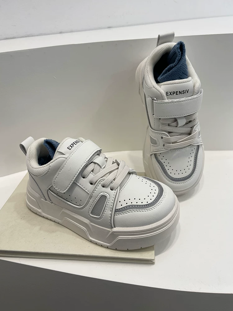 Breathable children's universal comfortable white shoes for men and women for students, 2023, soft sole