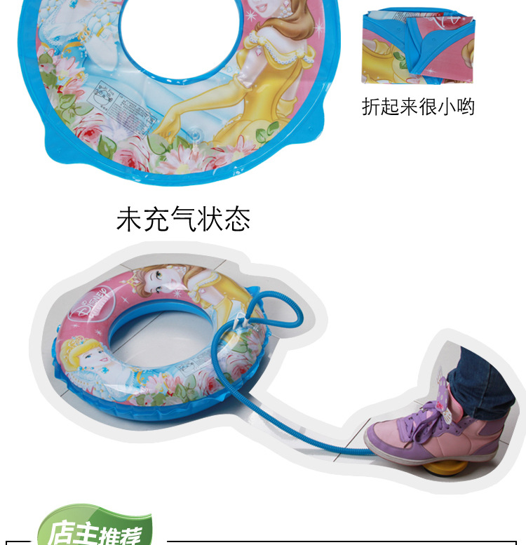 Phim hoạt hình dày bơi vòng phao cứu sinh nữ công chúa trẻ em với dây bơi vòng tròn bong bóng mùa hè người lớn bơm hơi phao tắm em bé