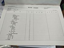 Profit and loss statement (income statement) A3 large size 8K 17 sheets in a book 380*265mm Xian