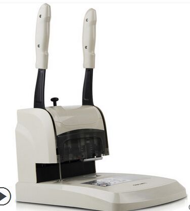 Powerful 3881 financial voucher binding machine accounting punching machine quick-loading manual electric hot-melt riveting tube