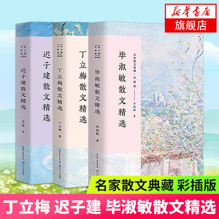 丁立梅散文精选+迟子建散文精选+毕淑敏散文精选全3册套装 名家散文典藏 彩插版 课外阅读现当代文学散文随笔 名家名作 正版