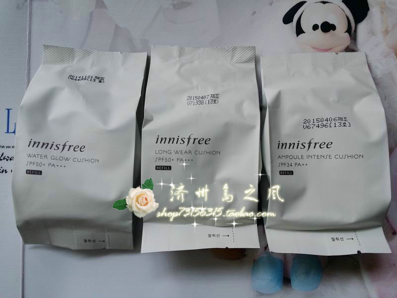 Xác thực Hàn Quốc tại chỗ innisfree Yue thơ khoáng chất an toàn tinh khiết người không khí đệm bột cô đặc BB cream cc+