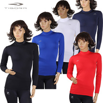 Female TIGORA autumn long sleeve quick-drying sports underwear high elastic gradient compression TIGORA golf base shirt