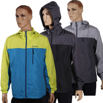 Foreign trade day single men with hat waterproof thin sports skin trench coat golf running jacket golf running jacket zipper shirt