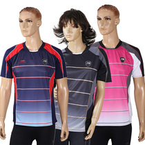 Foreign trade export Japanese men and women quick-drying thin section breathable short-sleeved T-shirt running fitness top pullover