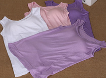 Foreign trade day single female cotton modal without steel ring integrated sling underwear free bra base shirt vest
