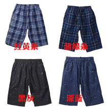 Foreign trade day single male gauze fabric cotton cotton casual shorts 5-point pants old teenagers pants