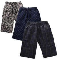 Japanese cotton cotton pleated fabric cool shorts home pants 5 points pants head old casual pants Special