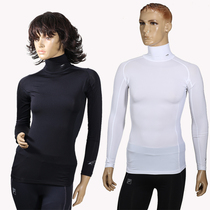 Foreign trade day single TIGORA men and women thin long sleeve golf sunscreen tight T-shirt base shirt gradient compression clothes