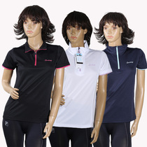 Foreign Trade Japanese Womens Quick Dry Short Sleeve Sport Short Sleeve T-Shirt Pullover Gym Golf Top Special
