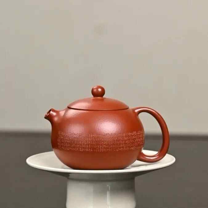 春】唐物烏泥横手急須 ③ 荊渓南孟臣 朱泥紫砂壺煎茶宜興茶壺 S-3 