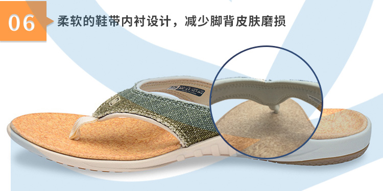 美国 Spenco 思奔客 足弓支撑人字拖 走路脚底不痛 图7