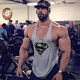 thể dục lỏng cơ bắp kiểu nam vest từ sling vận động bodybuilding đào tạo vest mẫu mồ hôi hấp thụ châu Âu và xu hướng Mỹ