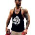 Mới cơ bắp kiểu thể dục vest nam từ loose-fitting sling bông con chó mô hình bodybuilding thể thao bóng rổ chạy mồ hôi 